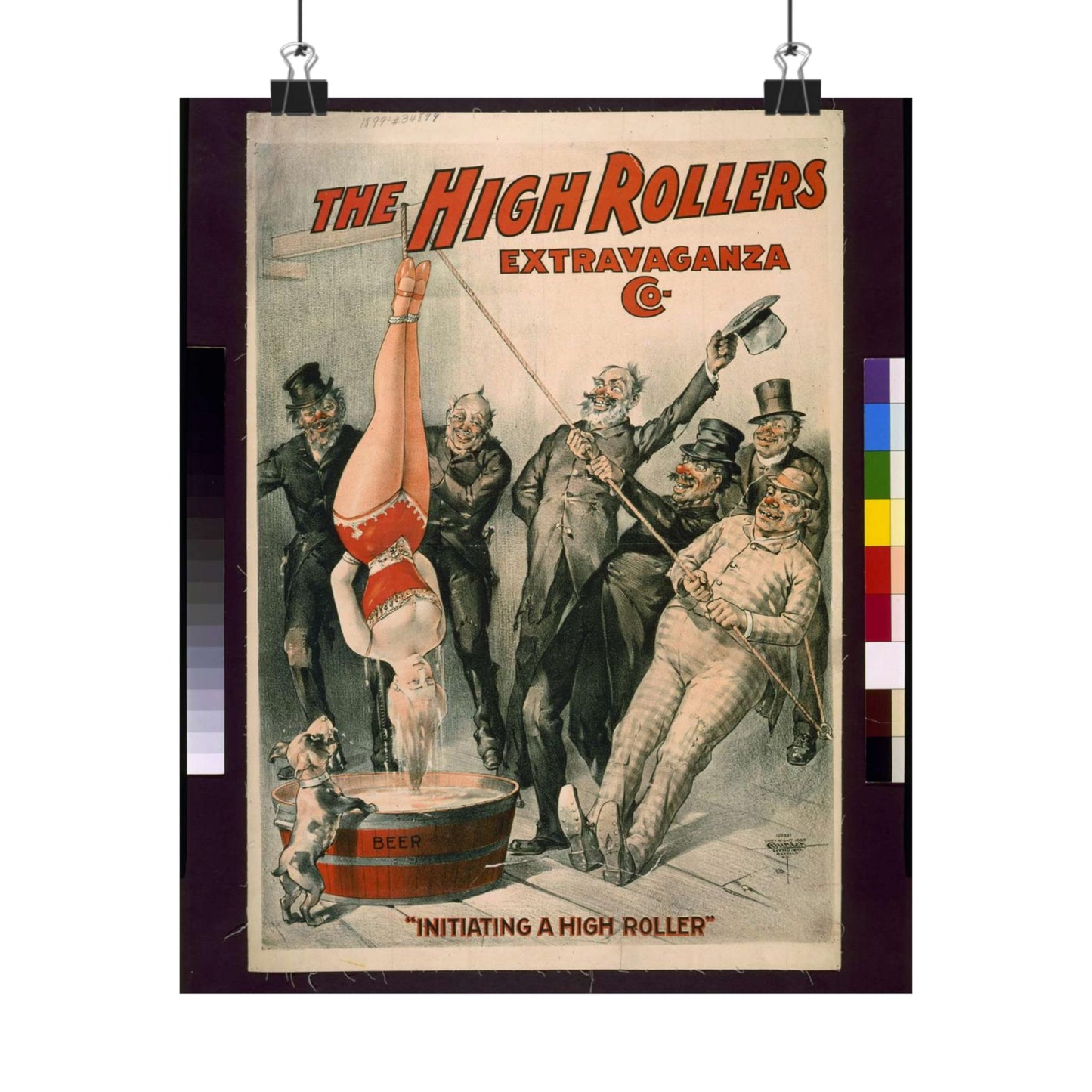 The High Rollers Extravaganza Co. High Quality Matte Wall Art Poster for Home, Office, Classroom