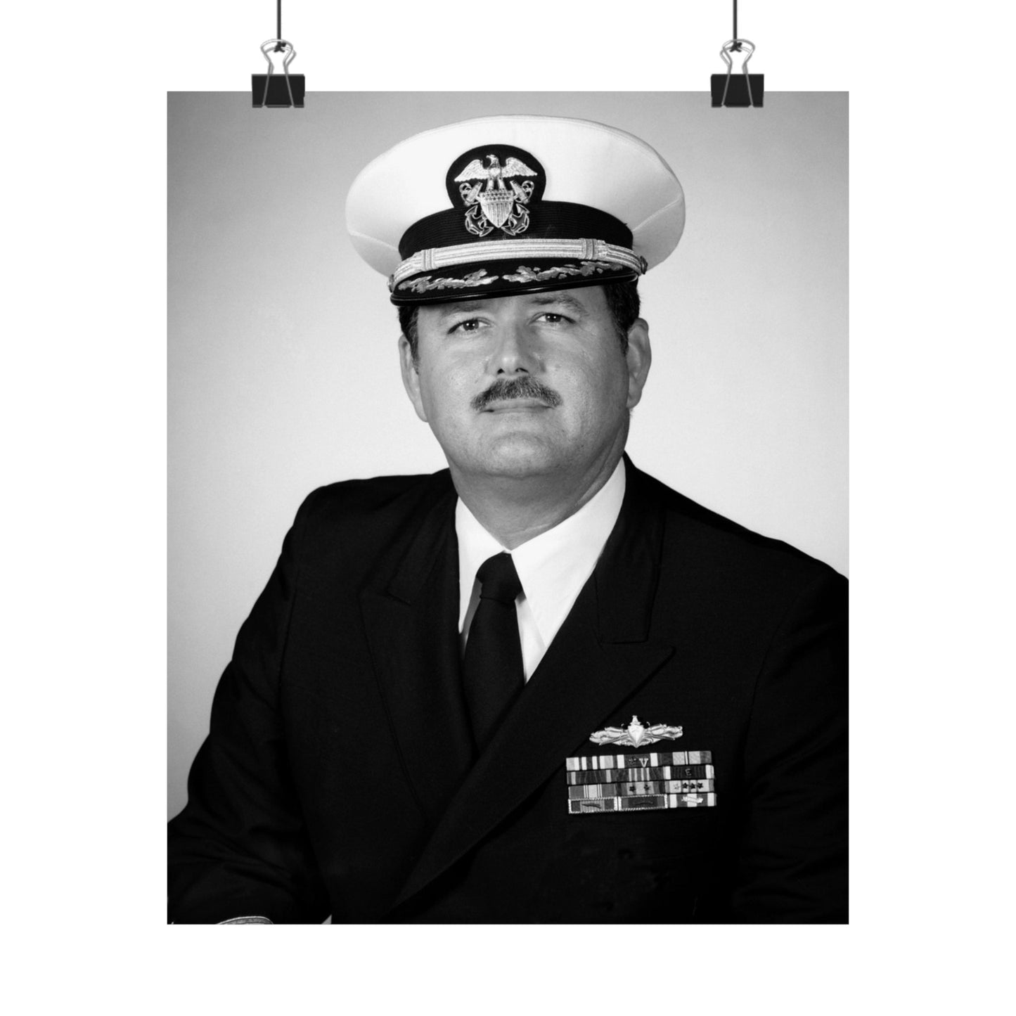 CDR Terry M. Wight, USN (covered) High Quality Matte Wall Art Poster for Home, Office, Classroom