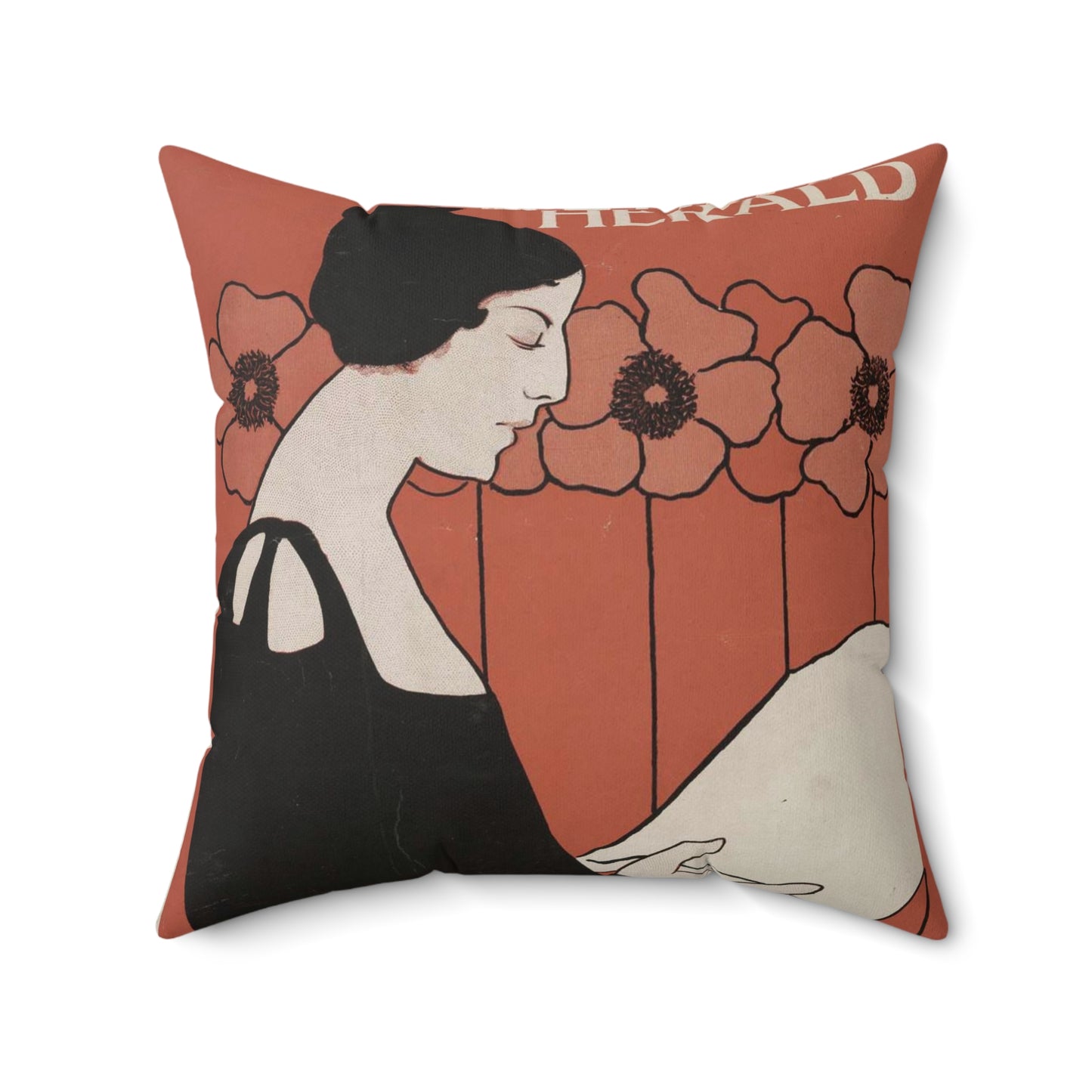 The Boston Sunday Hearld - ladies want it Feb. 24 / Boston Eng. Co. ; E. Reed. Decorative Accent Square Pillow