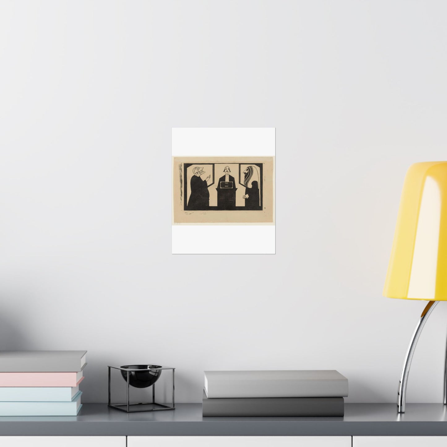 Samuel Jessurun de Mesquita - Entre ces trois mon coeur balance High Quality Matte Wall Art Poster for Home, Office, Classroom