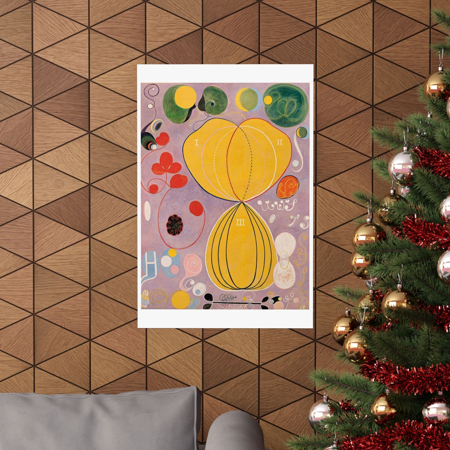 Hilma af Klint - The Ten Largest No. 7 - Adulthood - 1907 High Quality Matte Wall Art Poster for Home, Office, Classroom
