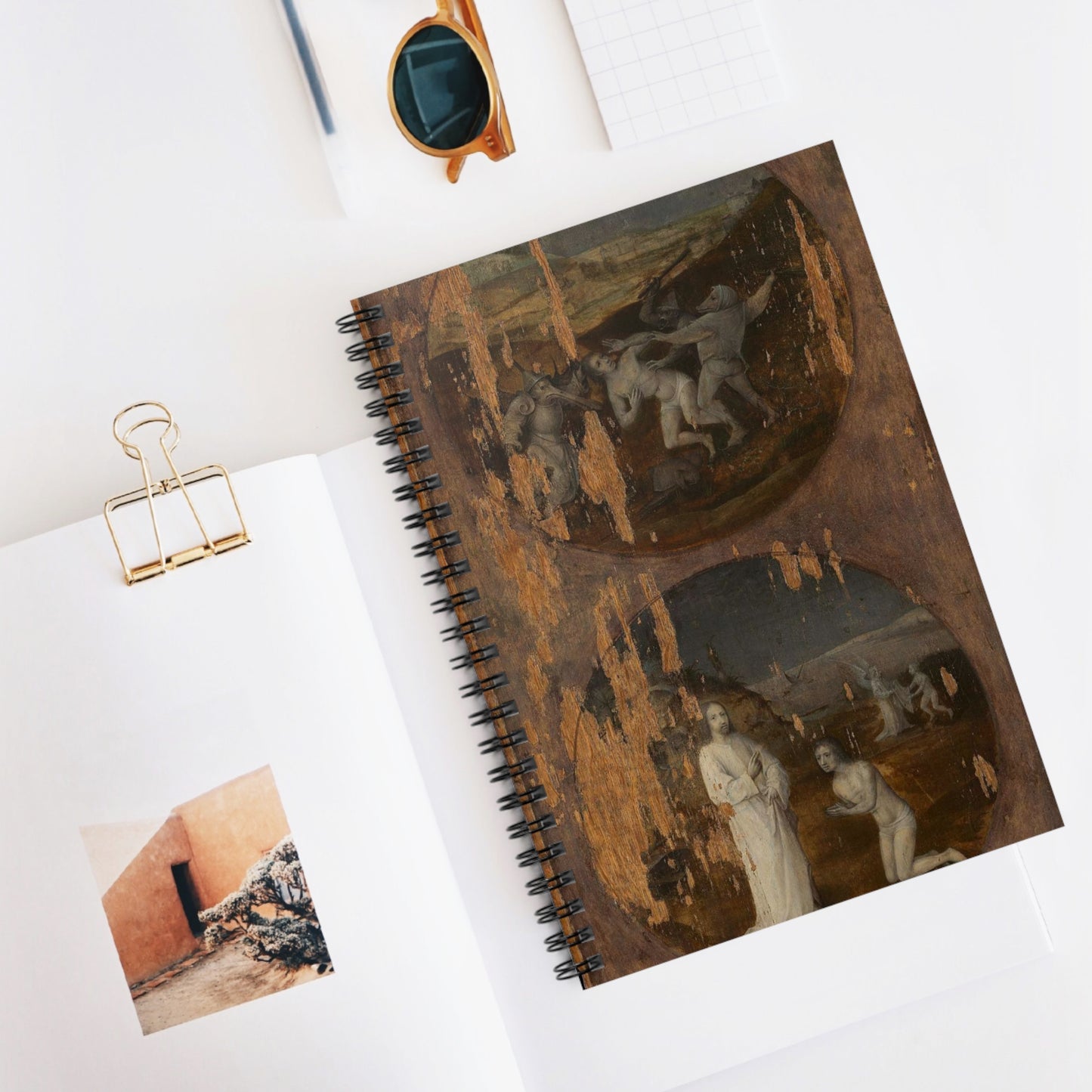 Flood Panels (The Flood – reverse), ca. 1508-1516 Spiral Bound Ruled Notebook with Printed Cover