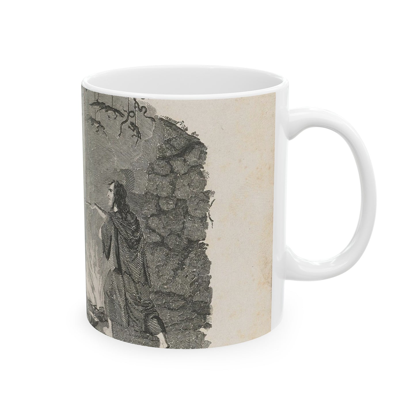 Twee soldaten in de hut van een alchemist Beautiful Novelty Ceramic Coffee Mug 11oz