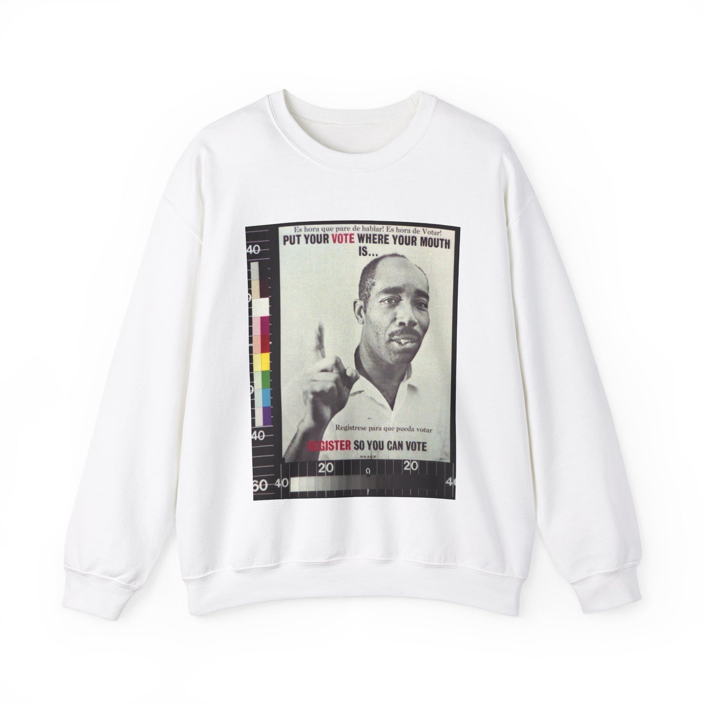 Put your vote where your mouth is ... Register so you can vote White Heavy Blend Adult Crew Neck SweatShirt