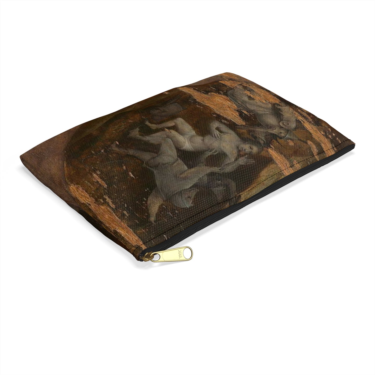 Flood Panels (The Flood – reverse), ca. 1508-1516 Large Organizer Pouch with Black Zipper