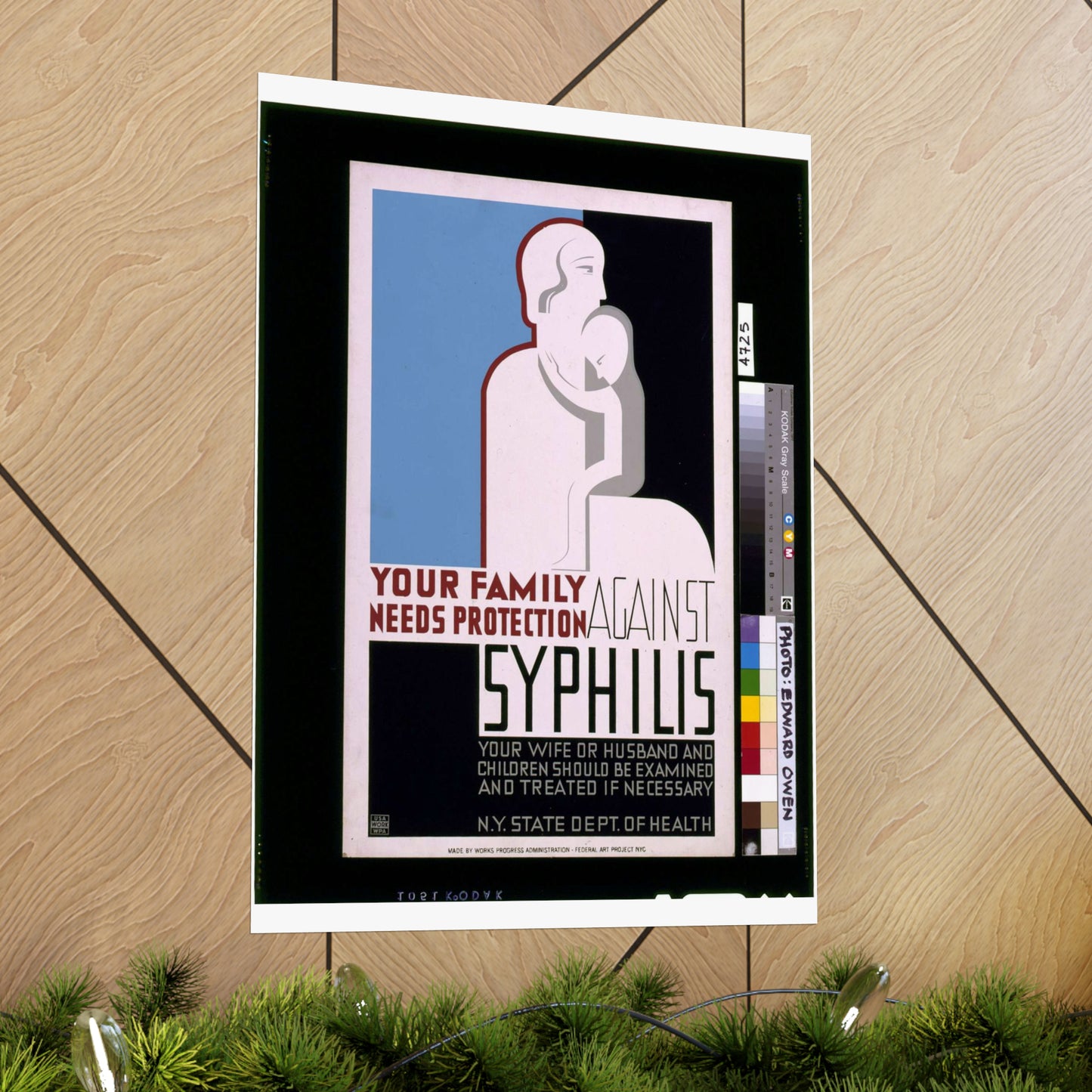 Your family needs protection against syphilis Your wife or husband and children should be examined and treated if necessary. High Quality Matte Wall Art Poster for Home, Office, Classroom