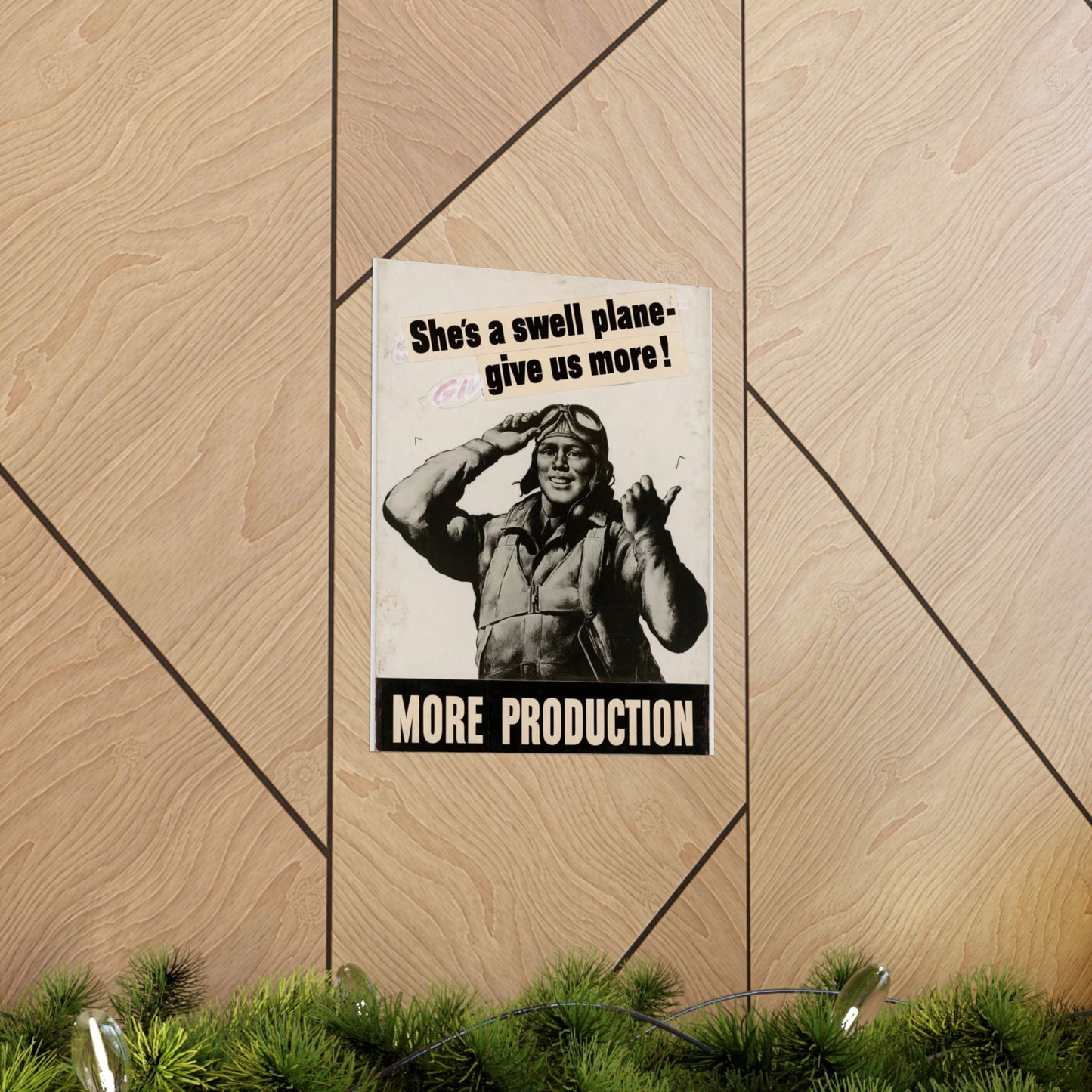 She's a swell plane - give us more!  MORE PRODUCTION [Riggs] High Quality Matte Wall Art Poster for Home, Office, Classroom