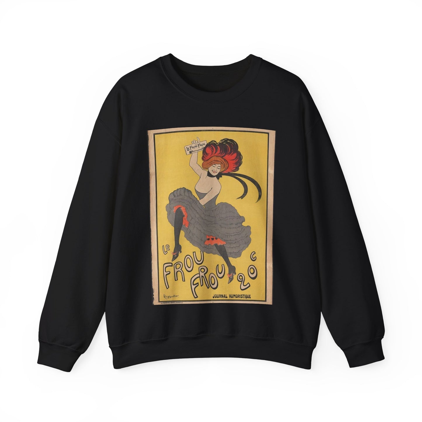 Le Frou Frou 20', journal humoristique / L Capiello. Black Heavy Blend Adult Crew Neck SweatShirt