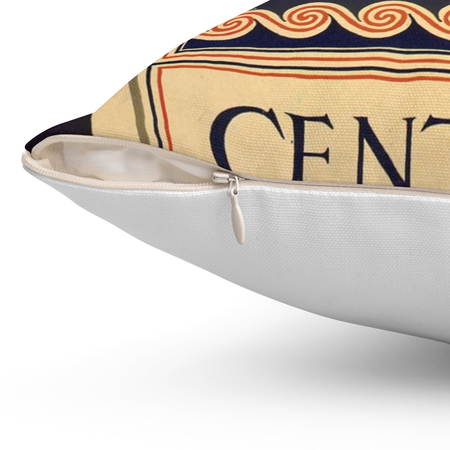 October Century / HML. - Art nouveau public domain poster Decorative Accent Square Pillow