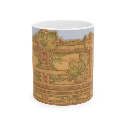 Wallpaper - A picture of a painting on a wall Beautiful Novelty Ceramic Coffee Mug 11oz