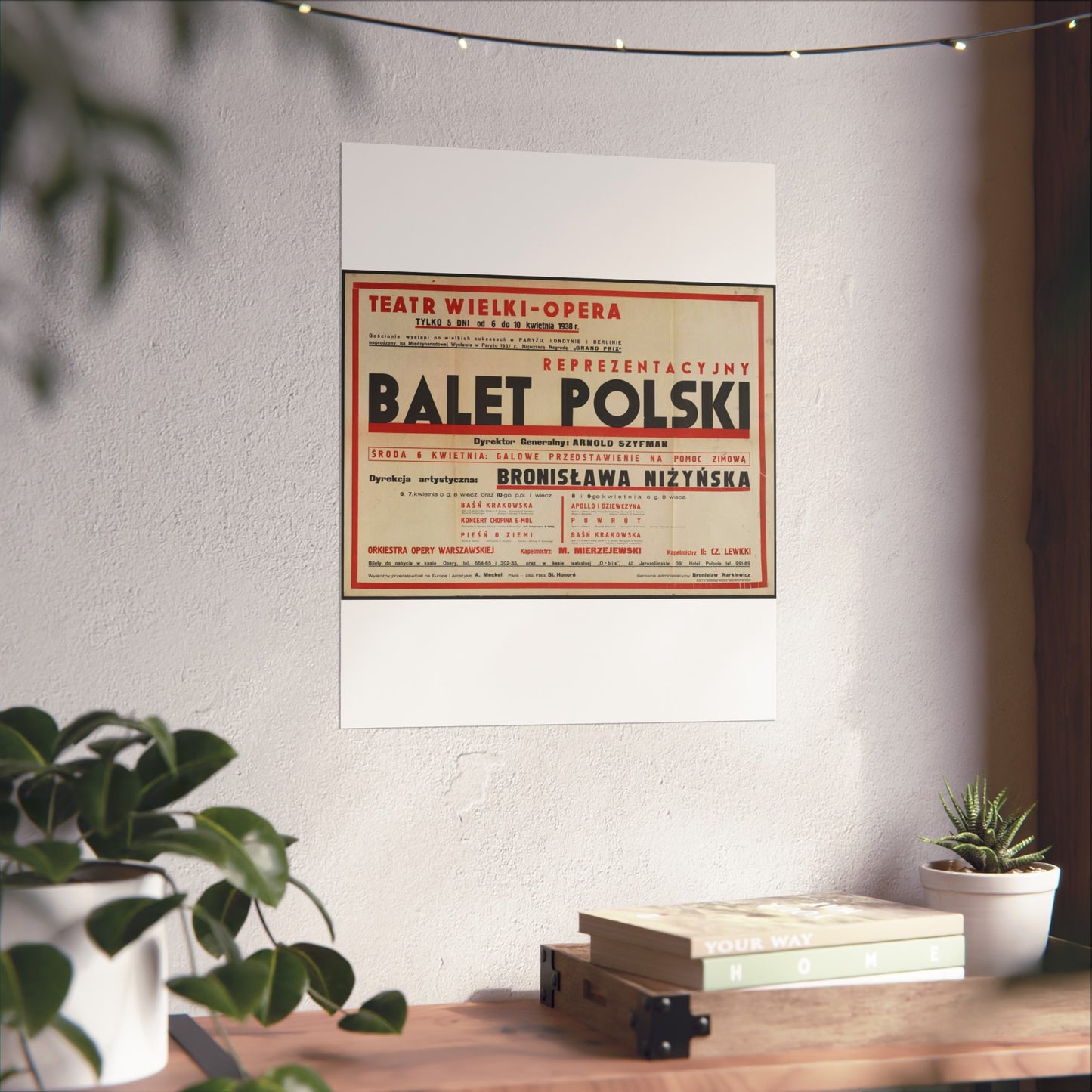 Balet Polski [2] High Quality Matte Wall Art Poster for Home, Office, Classroom