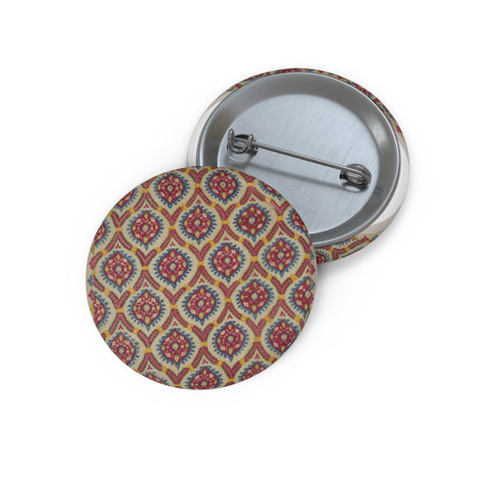 Turkish Cover, 15th century - Public domain dedication image Pin Buttons with Crisp Design