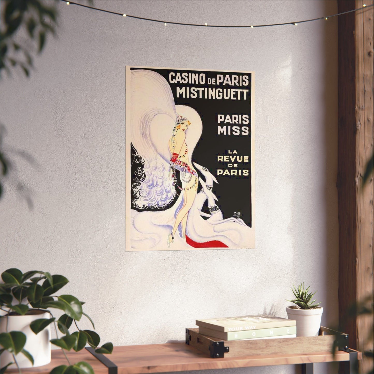 Louis Gaudin - La Revue de Paris 1930 High Quality Matte Wall Art Poster for Home, Office, Classroom