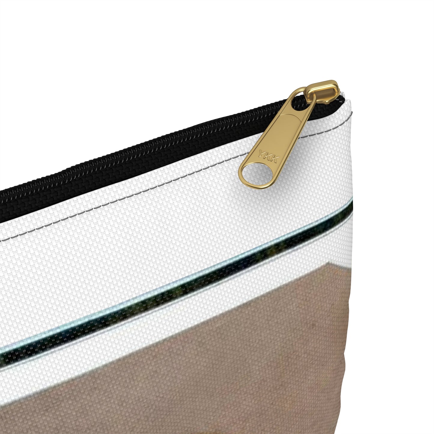 EliseuVisconti-A838-Paisagem rochosa estilizada – Email cloisonné – Estudo para Marchetaria Large Organizer Pouch with Black Zipper