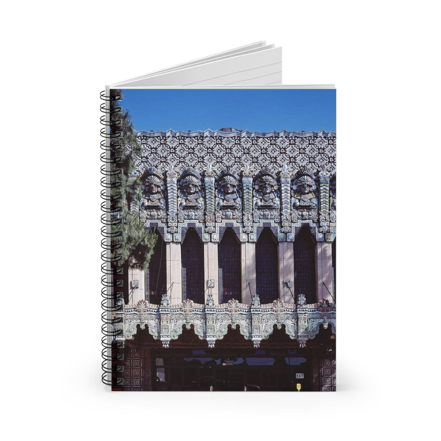 Photographs of buildings in Los Angeles, California and the surrounding area Spiral Bound Ruled Notebook with Printed Cover