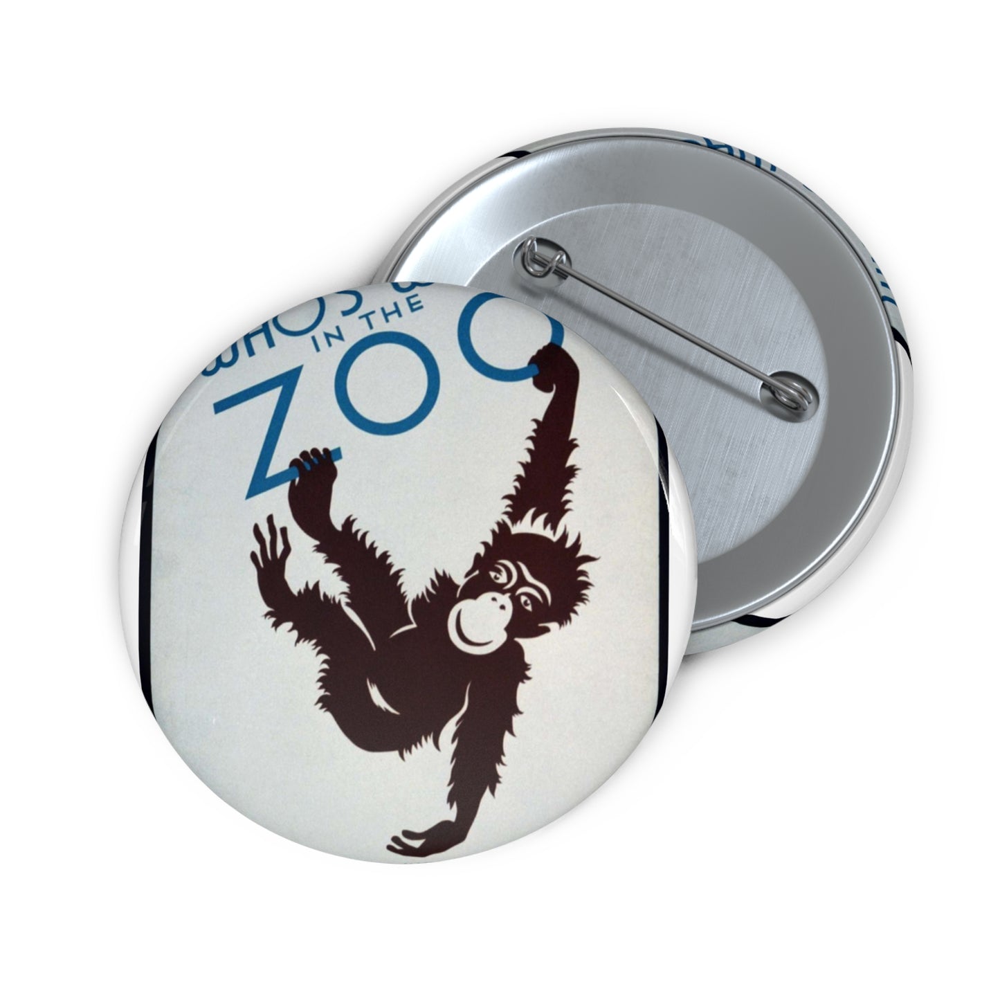 Who's who in the zoo Illustrated natural history prepared by the WPA Federal Writers Project : On sale at all book stores, zoos, and museums. Pin Buttons with Crisp Design