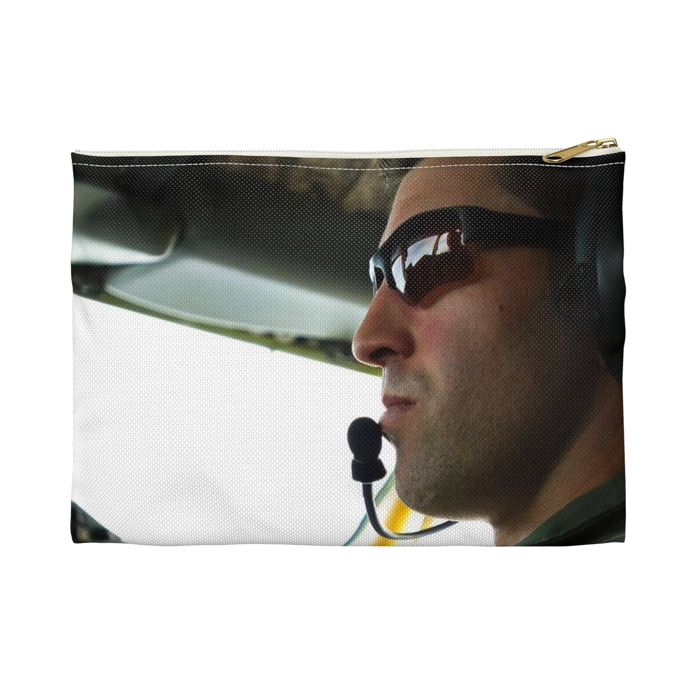 Capt. Michael Bermensolo, a pilot from the 151st Air Large Organizer Pouch with Black Zipper