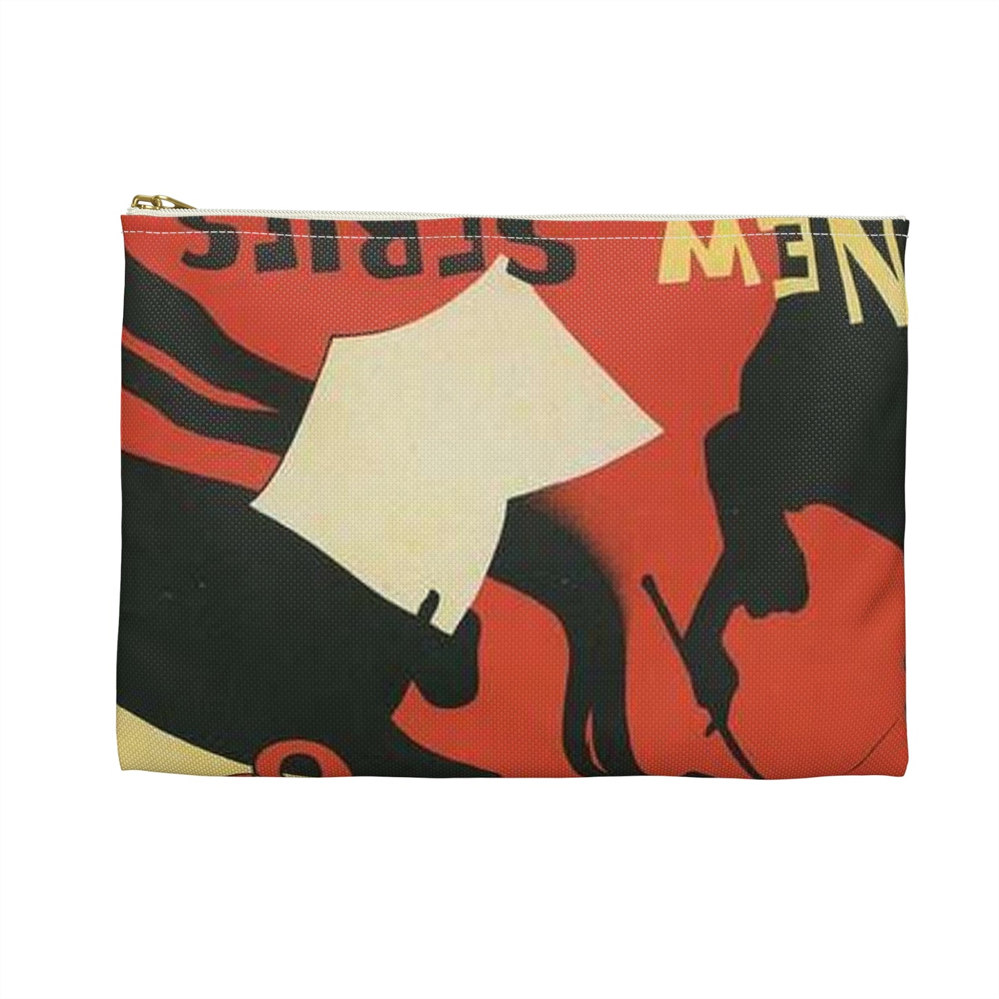 Affiche anglaise pour la revue hebdomadaire "Illustrated Pall Mall Budget". Large Organizer Pouch with Black Zipper