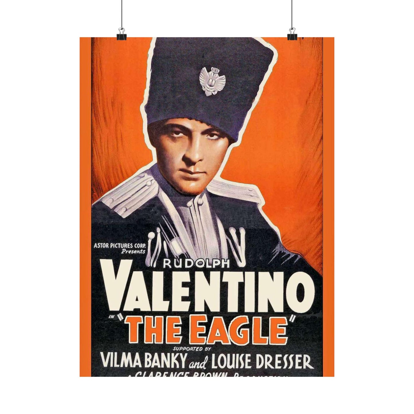 The-Eagle-1925-Rudolph-Valentino High Quality Matte Wall Art Poster for Home, Office, Classroom