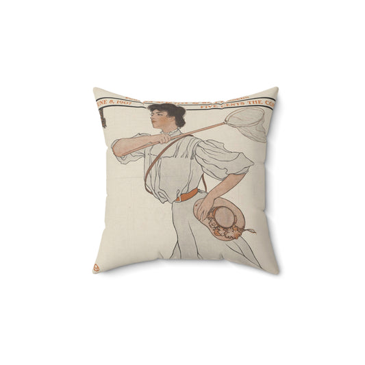 The Saturday evening post, June 8, 1907 Decorative Accent Square Pillow