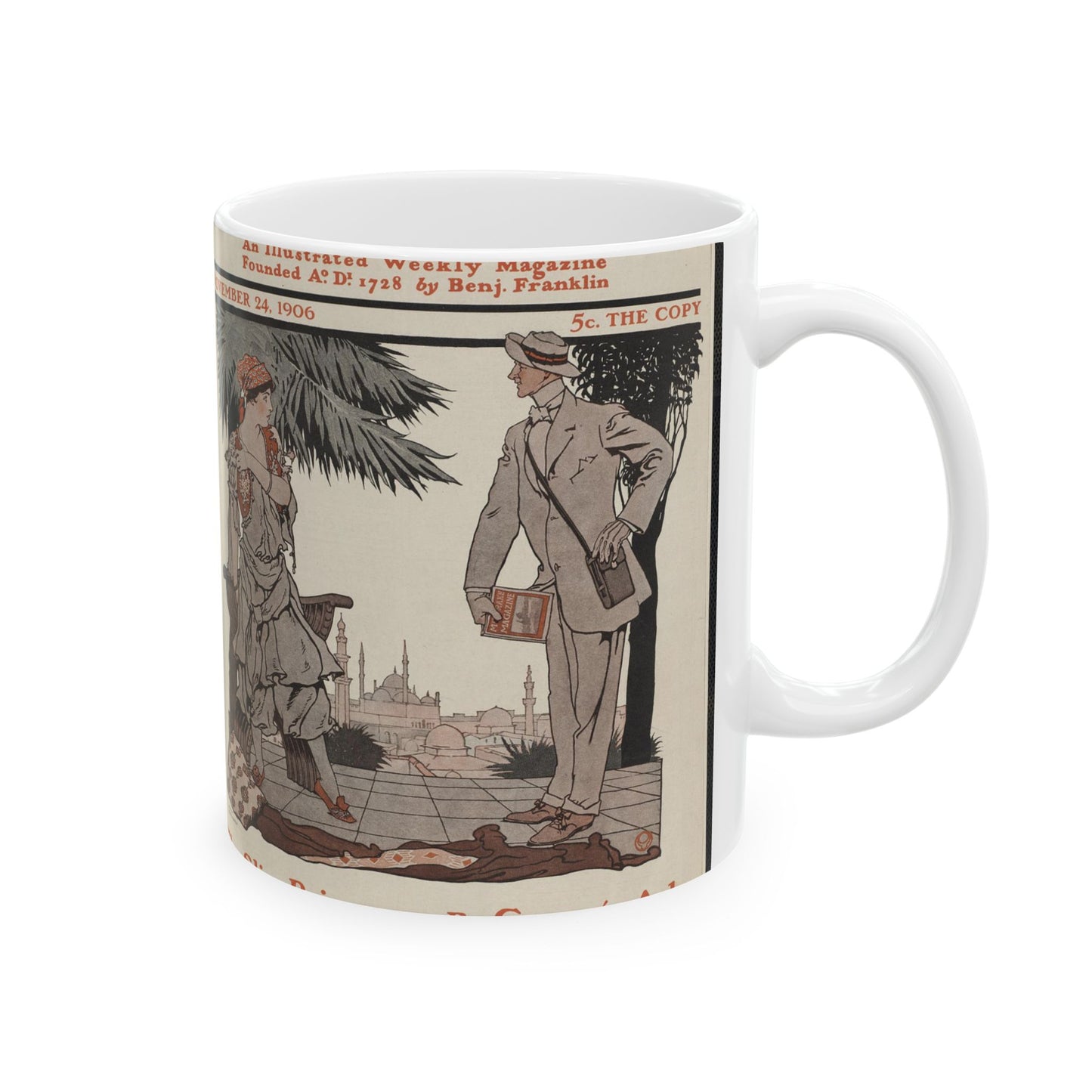 The Saturday evening post, November 24, 1906 Beautiful Novelty Ceramic Coffee Mug 11oz