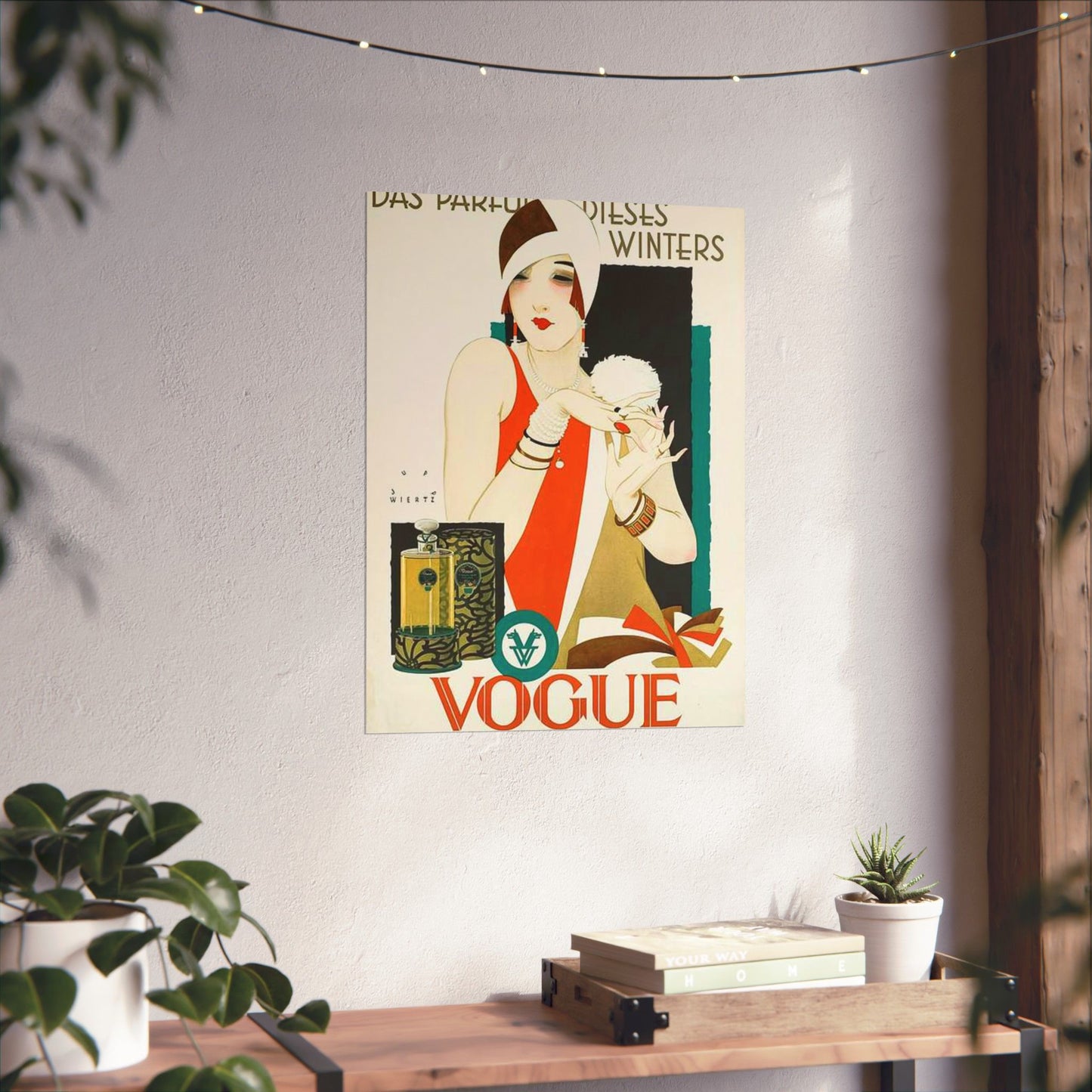 1926 1927 circa Jupp Wiertz Plakat Das Parfüm dieses Winters - Vogue, Firma F. Wolff & Sohn, Karlsruhe High Quality Matte Wall Art Poster for Home, Office, Classroom