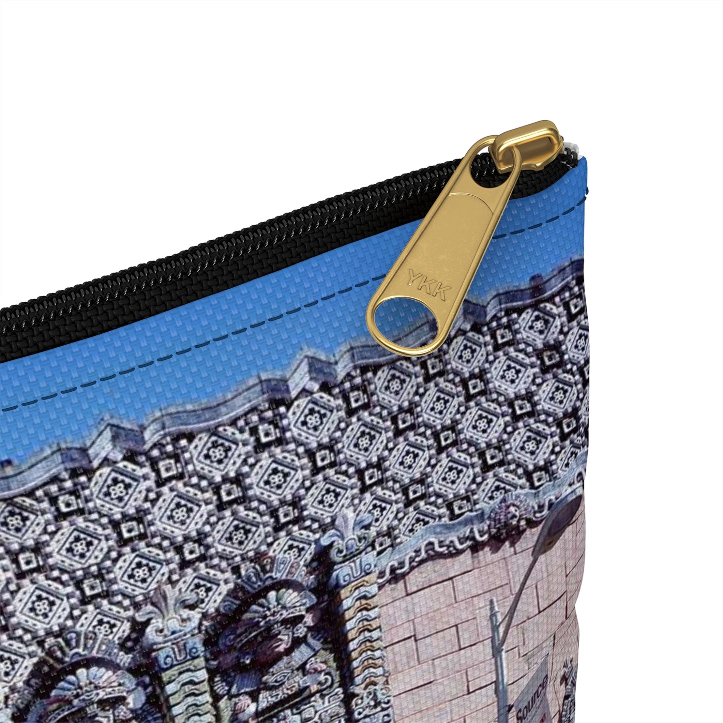 Photographs of buildings in Los Angeles, California and the surrounding area Large Organizer Pouch with Black Zipper