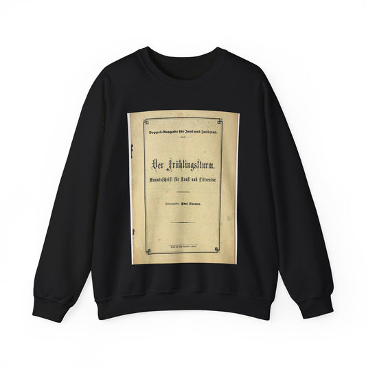 Fruhlingssturm 2 Black Heavy Blend Adult Crew Neck SweatShirt