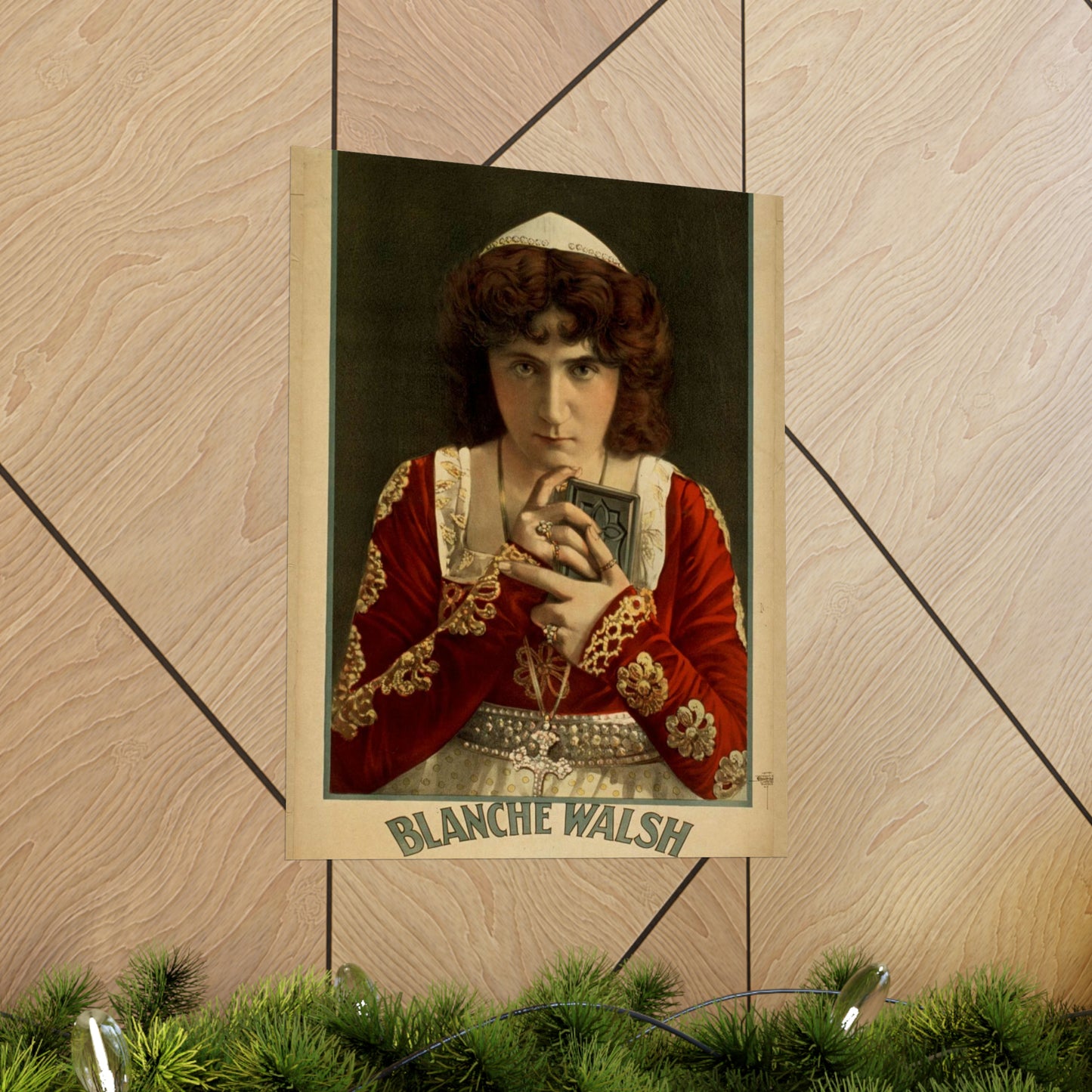 Blanche Walsh, American vaudeville and popular entertainment 1870 1920 High Quality Matte Wall Art Poster for Home, Office, Classroom