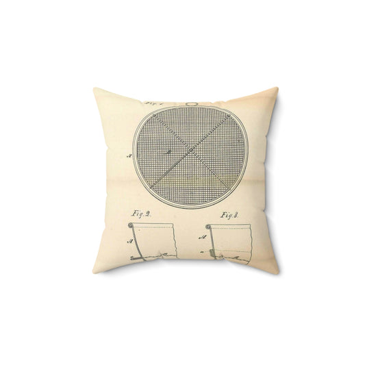 Patent Case File No. 145,924, Improvement in Sieves, Inventor- George Wright. - DPLA - a7a17ded40bdce4ed8e081156174bb00 (page 16) Decorative Accent Square Pillow