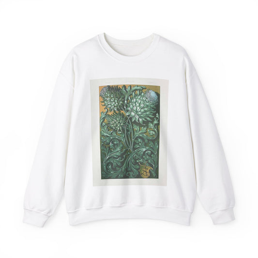 Anton Seder Artichokes - Drawing. Public domain image. White Heavy Blend Adult Crew Neck SweatShirt