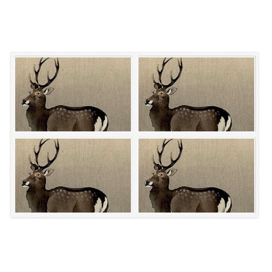 Koson Rehe, Ohara Koson. 19th century Japan. Public domain image. Laminated UV Protective Vinyl Stickers