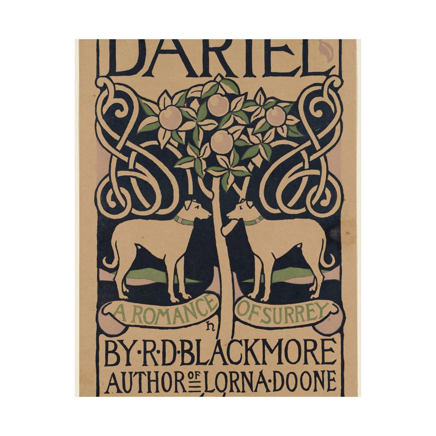 Dariel, a romance of Surrey, by R. D. Blackmore High Quality Matte Wall Art Poster for Home, Office, Classroom