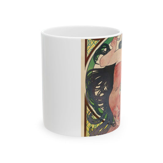 Alphonse Mucha - Job - Google Art Project Beautiful Novelty Ceramic Coffee Mug 11oz