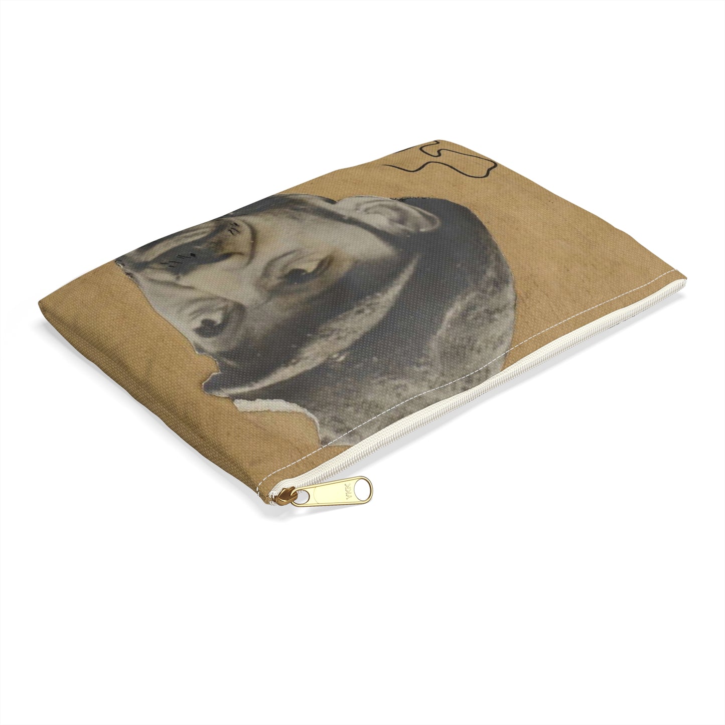 Władysław Strzemiński, "Śladem istnienia" z cyklu "Moim przyjaciołom Żydom" 01 Large Organizer Pouch with Black Zipper