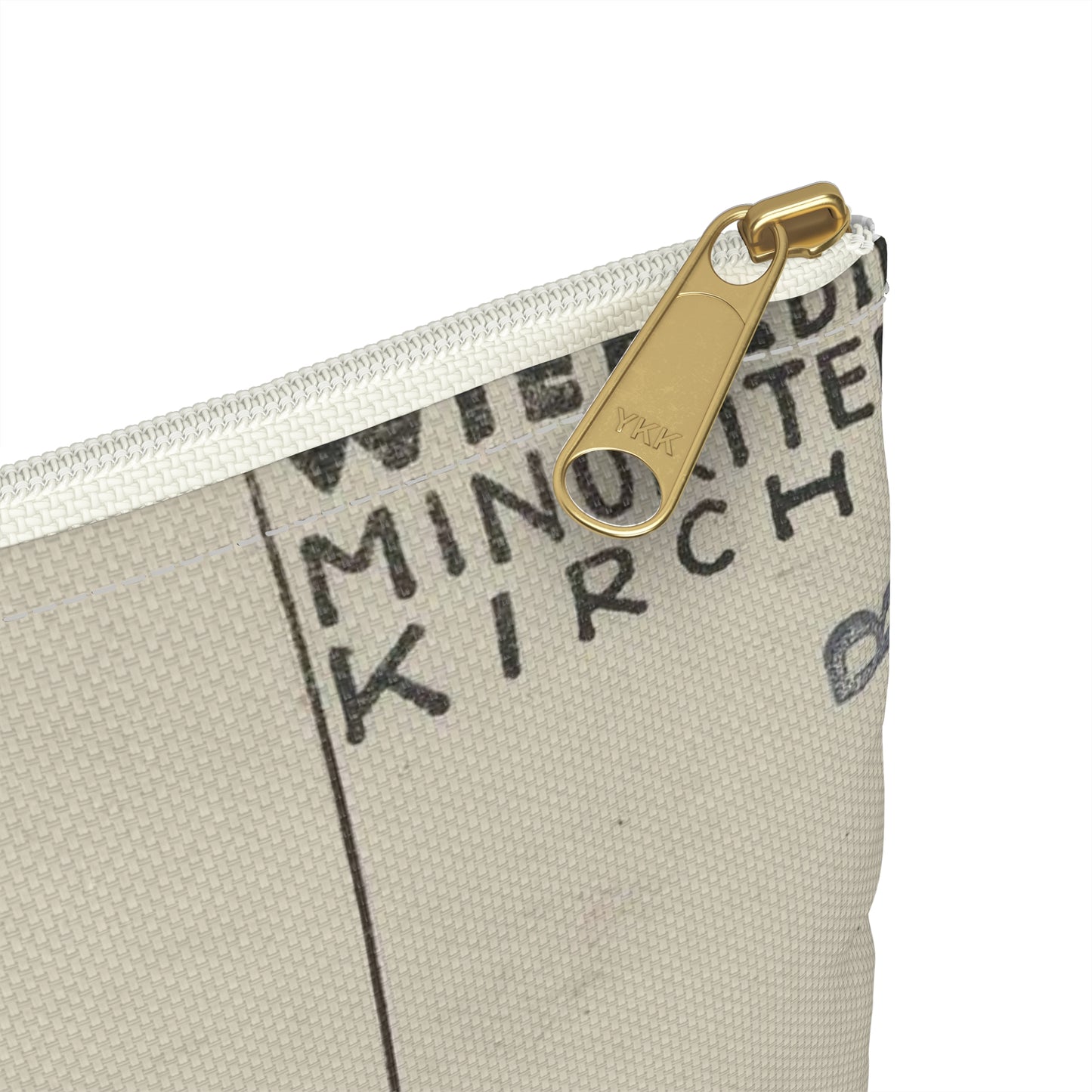 Vienna- Minorite Church (Wien- Die Minoriten Kirche) MET DP844339 Large Organizer Pouch with Black Zipper