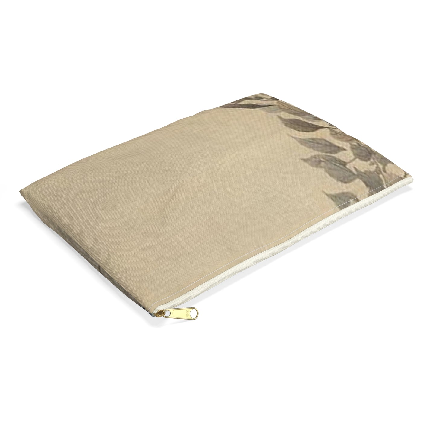 Koson - quails, Ohara Koson Large Organizer Pouch with Black Zipper