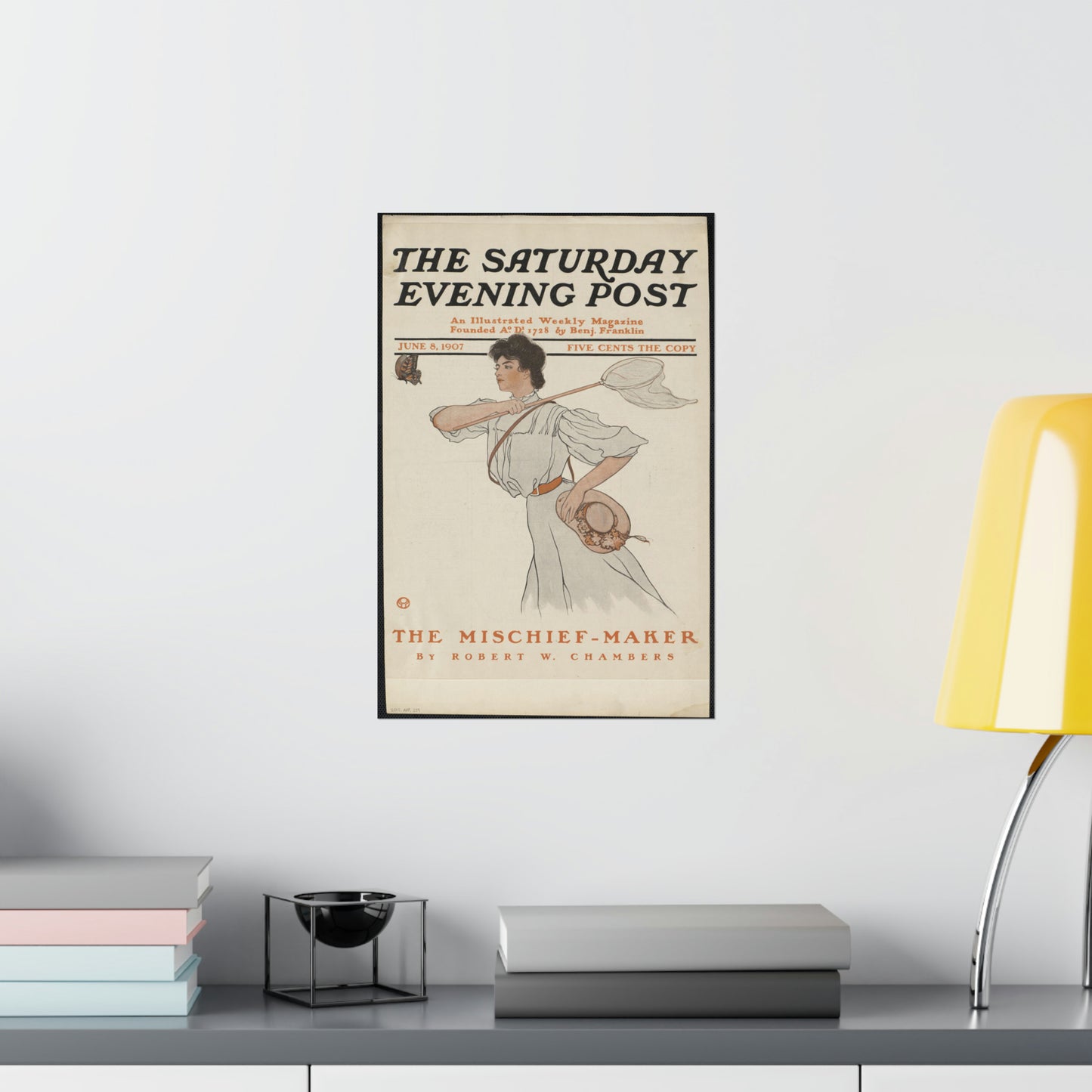 The Saturday evening post, June 8, 1907 High Quality Matte Wall Art Poster for Home, Office, Classroom