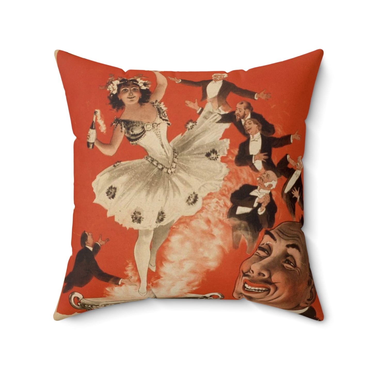 Bon Ton Burlesquers 365 days ahead of them all. Decorative Accent Square Pillow