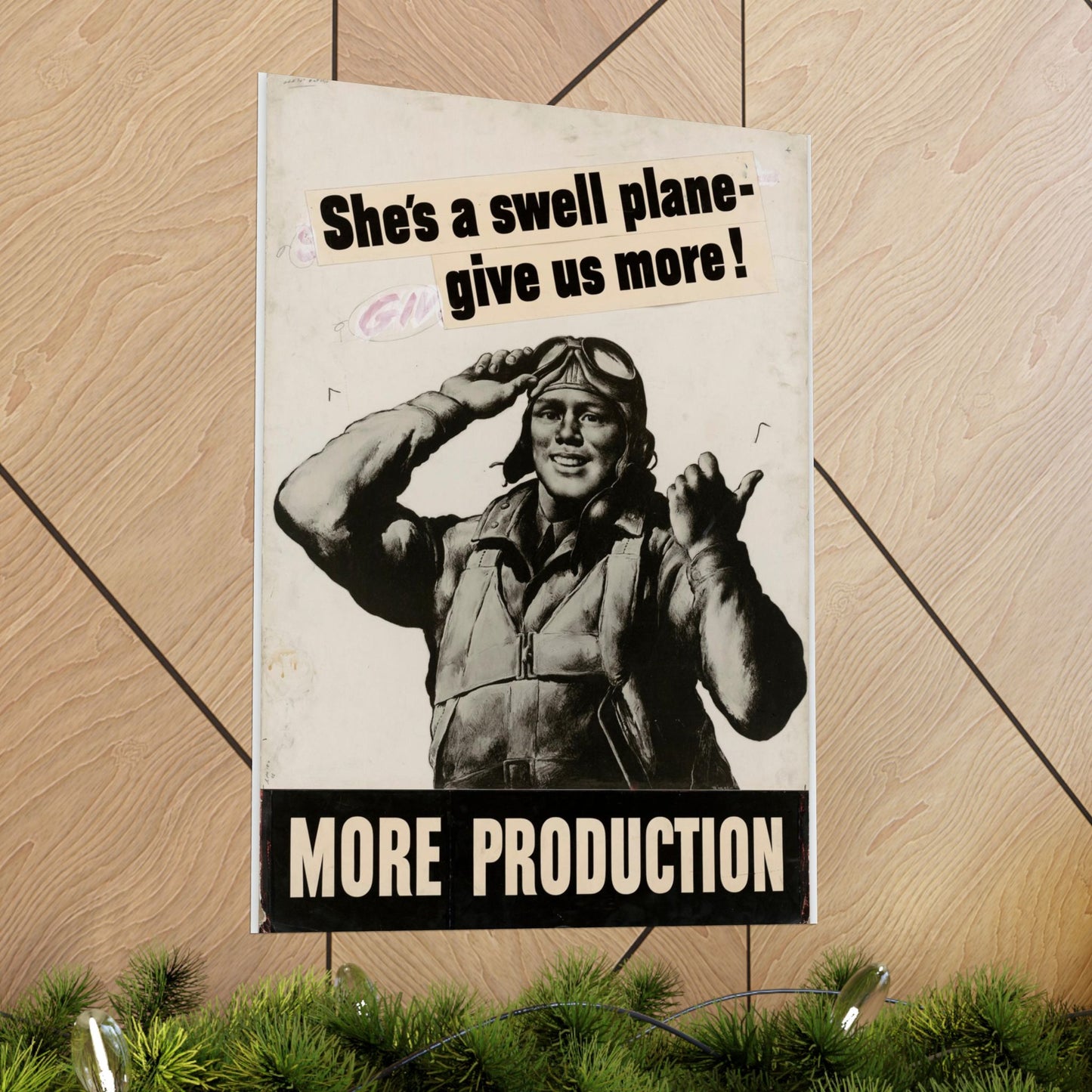 She's a swell plane - give us more!  MORE PRODUCTION [Riggs] High Quality Matte Wall Art Poster for Home, Office, Classroom