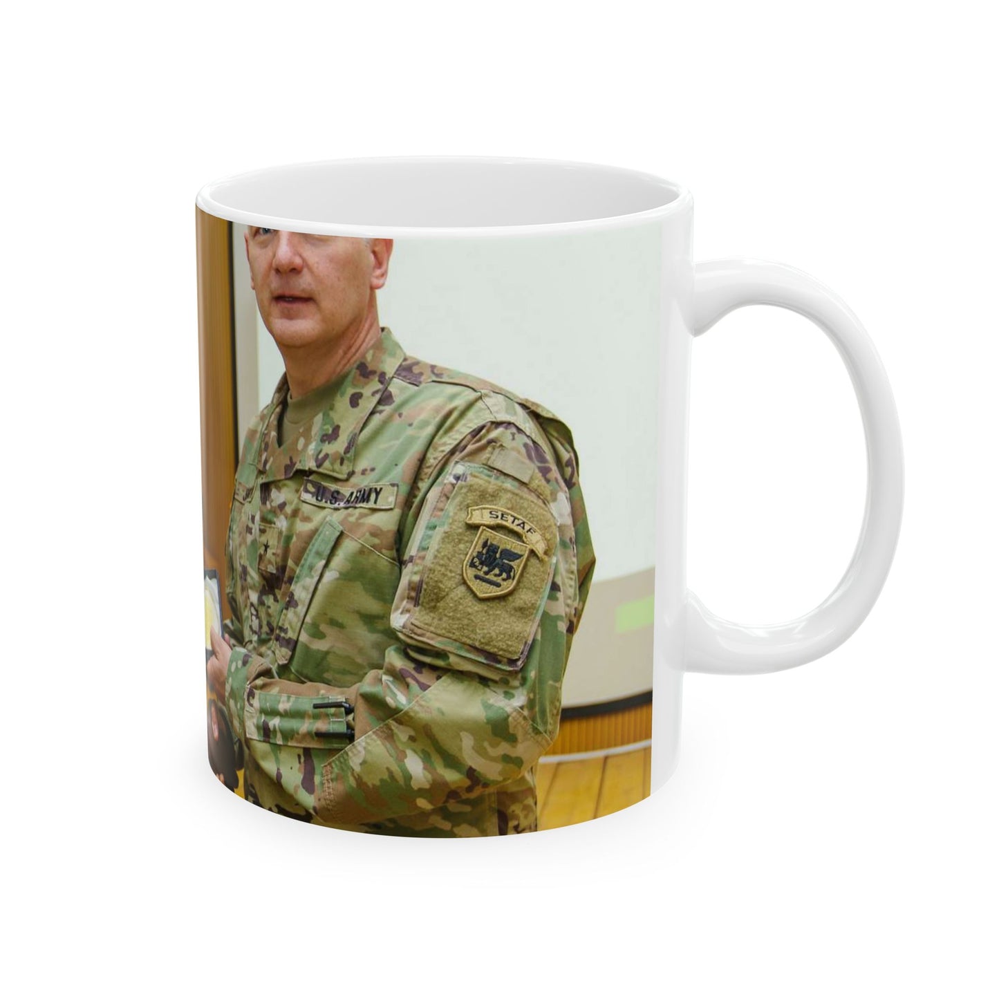 Brig. Gen. Jon Jensen, U.S. Army Africa deputy commander, Beautiful Novelty Ceramic Coffee Mug 11oz