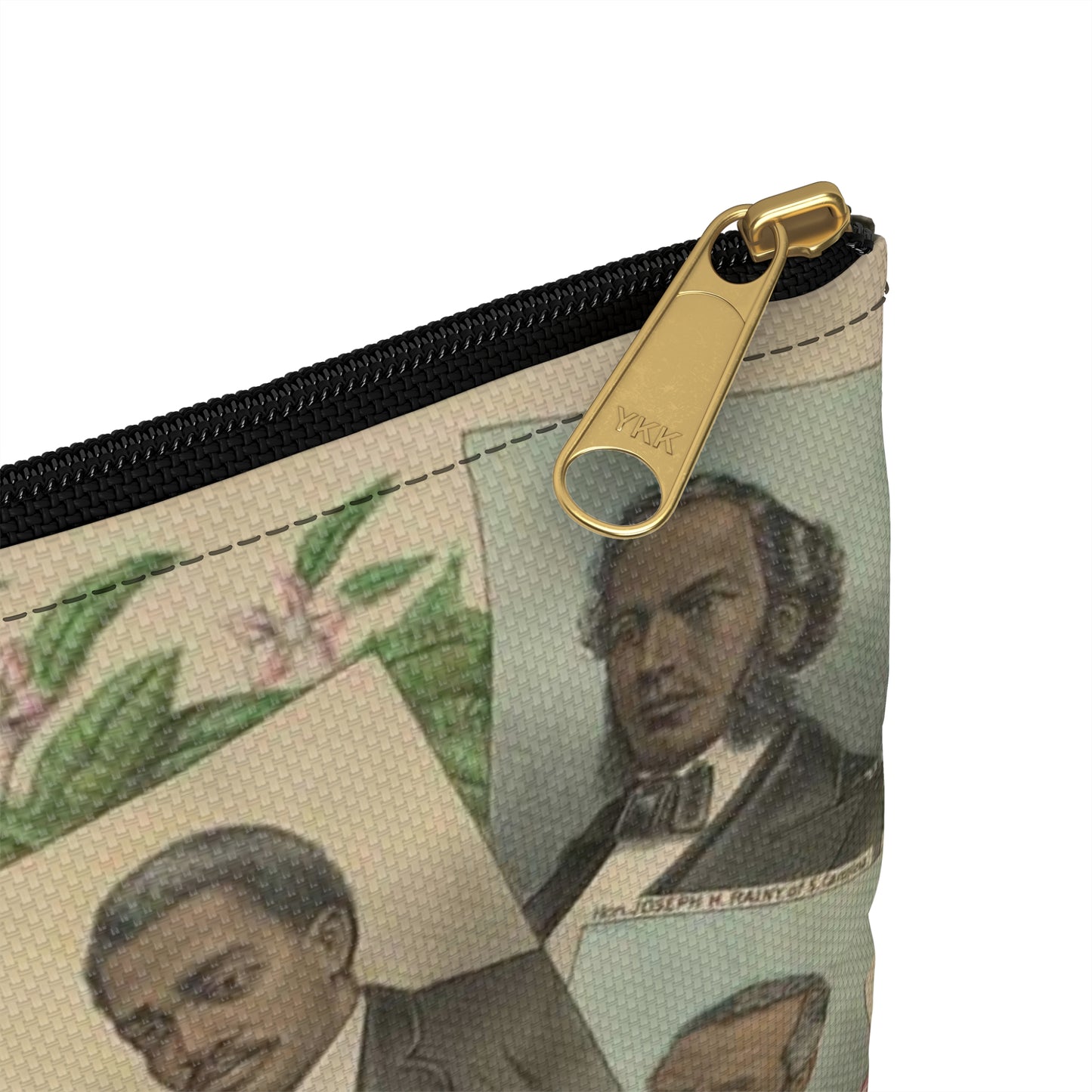 From the plantation to the Senate Large Organizer Pouch with Black Zipper