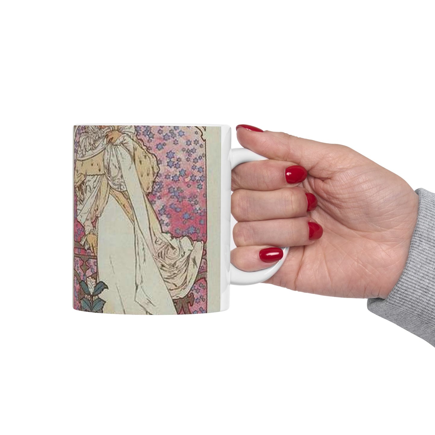 Affiche pour le Théâtre de la Renaissance, "la Dame aux Camélias". Beautiful Novelty Ceramic Coffee Mug 11oz