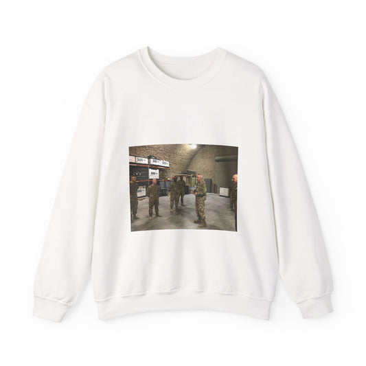 Maj. Gen. John P. Sullivan, commanding general of the White Heavy Blend Adult Crew Neck SweatShirt