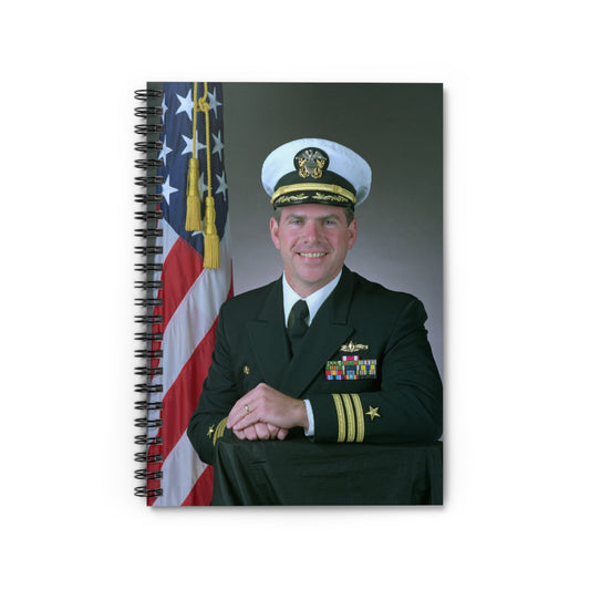 Commander Theodore J. Hoffman, USN Spiral Bound Ruled Notebook with Printed Cover