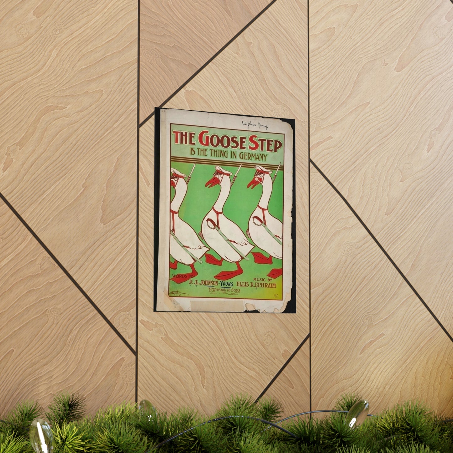 The goose step is the thing in Germany High Quality Matte Wall Art Poster for Home, Office, Classroom