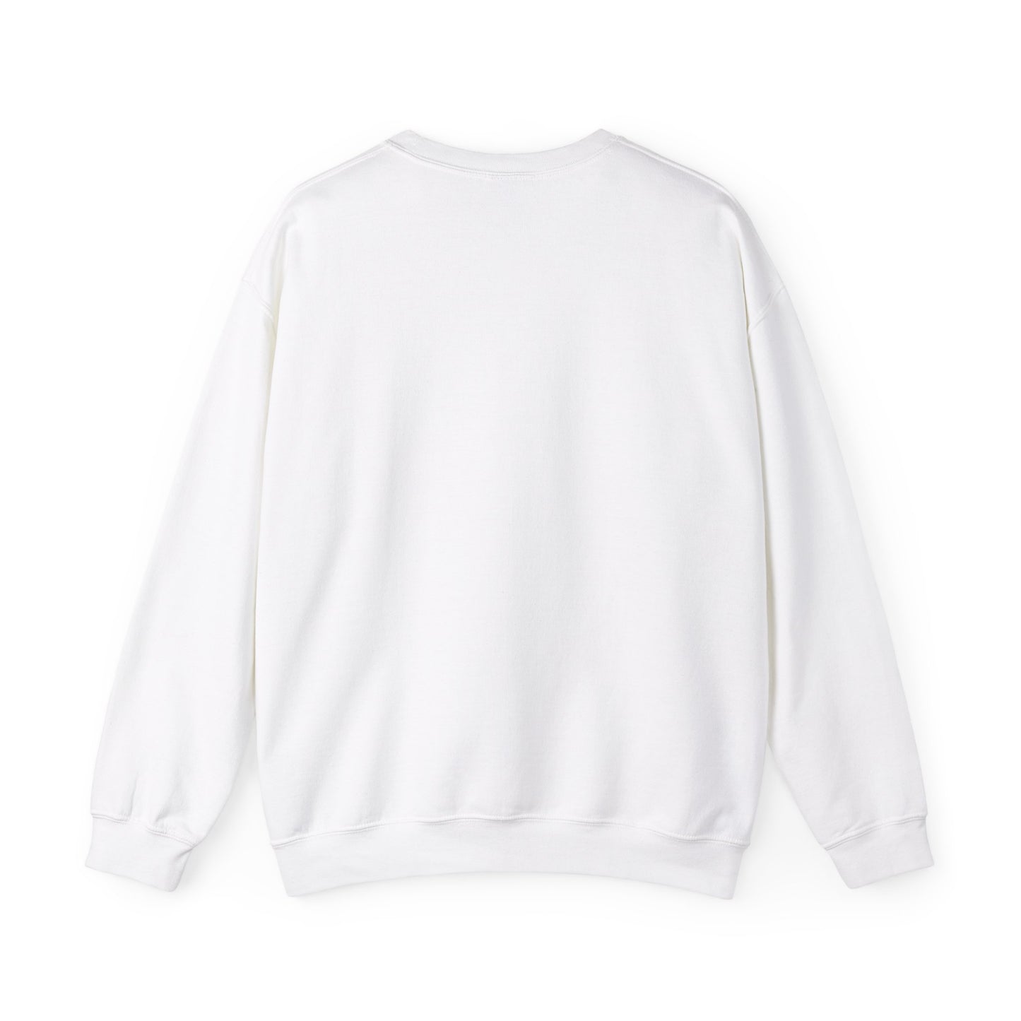 Wall Panel with Geometric Interlace White Heavy Blend Adult Crew Neck SweatShirt