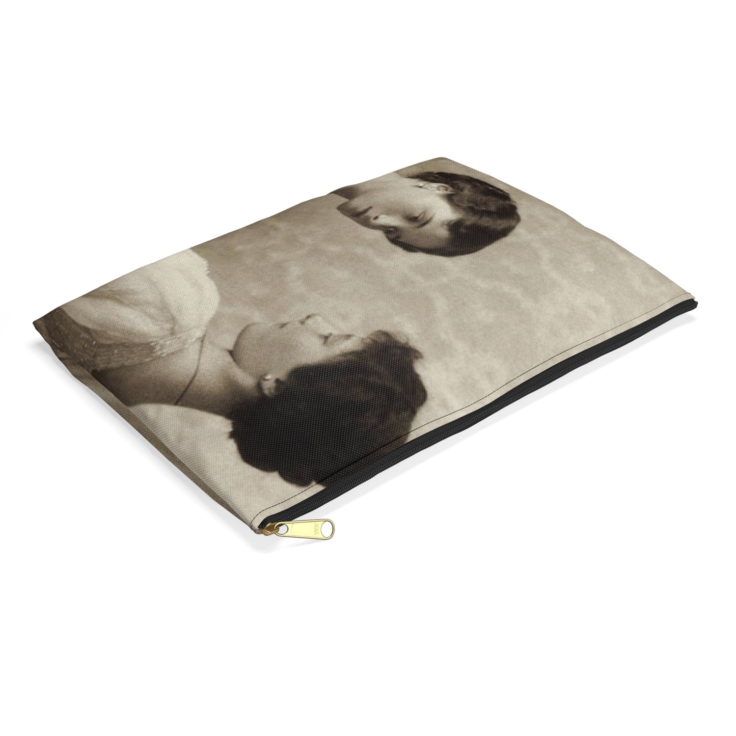 Grand Duchesses Olga and Tatiana. 1913. Large Organizer Pouch with Black Zipper