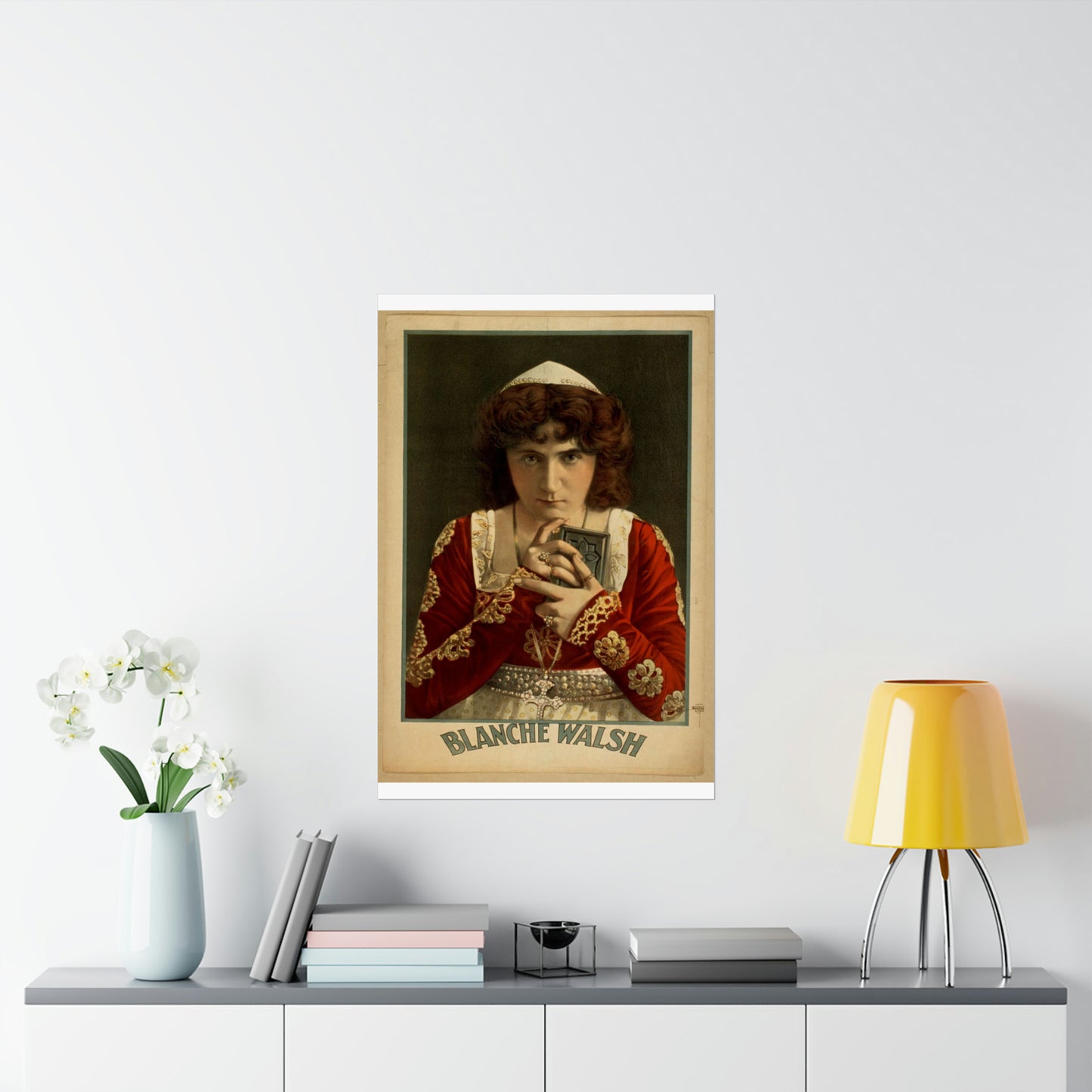 Blanche Walsh, American vaudeville and popular entertainment 1870 1920 High Quality Matte Wall Art Poster for Home, Office, Classroom