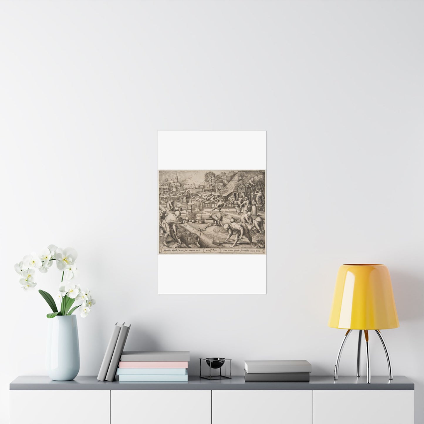 Pieter van der Heyden - Spring (Ver) from The Seasons High Quality Matte Wall Art Poster for Home, Office, Classroom